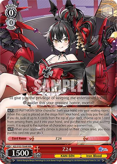 Z24 RRR AZL/S102-TE64R RRR Azur Lane Card