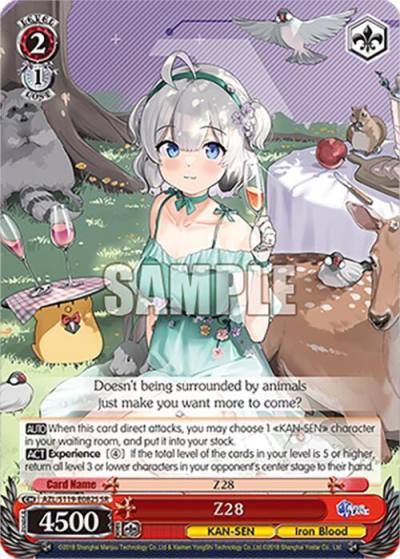 Z28 SR AZL/S119-E082S SR Azur Lane Vol. 2 Card