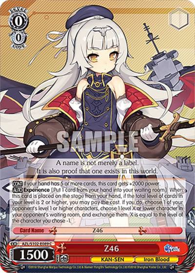 Z46 AZL/S102-E089 C Azur Lane Card