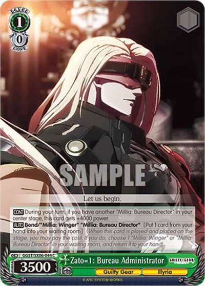 Zato=1 Bureau Administrator GGST/SX06-044 C Guilty Gear -Strive- Card