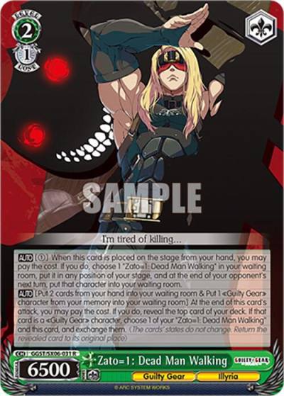 Zato=1 Dead Man Walking GGST/SX06-031 R Guilty Gear -Strive- Card
