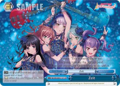 Zeit BD/EN-W03-121 CR BanG Dream! Girls Band Party! MULTI LIVE Card