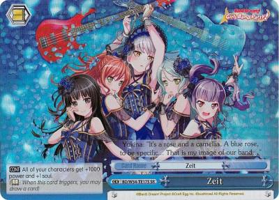 Zeit SR BD/W54-TE17S SR BanG Dream! Girls Band Party! Card