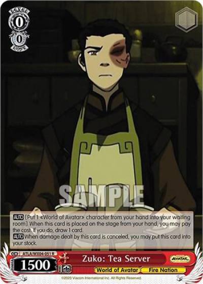 Zuko Tea Server ATLA/WX04-051 R Avatar: The Last Airbender Card