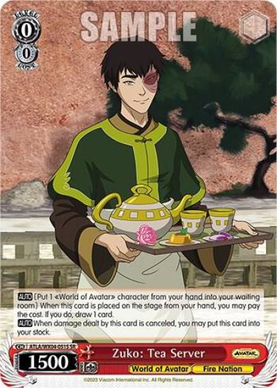 Zuko Tea Server SR ATLA/WX04-051S SR Avatar: The Last Airbender Card