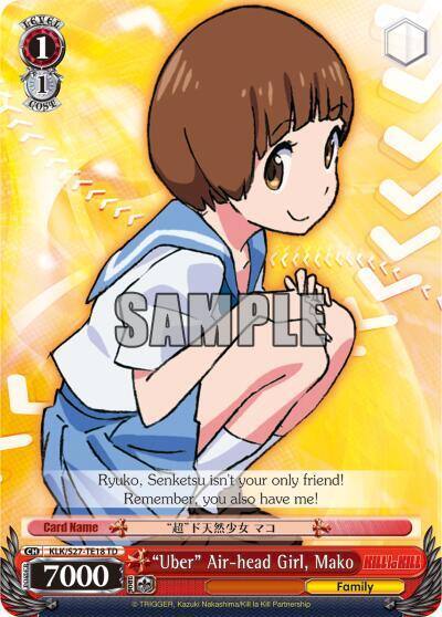 Uber Air head Girl Mako KLK/S27-TE18 TD KILL la KILL Card