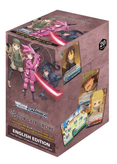 SAO Alternative Gun Gale Online Booster Box  SAO Alternative–Gun Gale Online Card