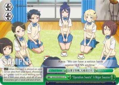 Operation Sweets A Major Success GGO/S59-E033 CC SAO Alternative–Gun Gale Online Card