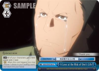 A Love at the Risk of Ones Life GGO/S59-E100 CC SAO Alternative–Gun Gale Online Card