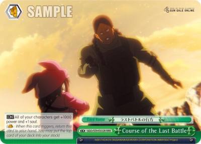 Course of the Last Battle RRR GGO/S59-E032R RRR SAO Alternative–Gun Gale Online Card