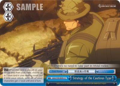 Strategy of the Cautious Type GGO/S59-E099 CC SAO Alternative–Gun Gale Online Card