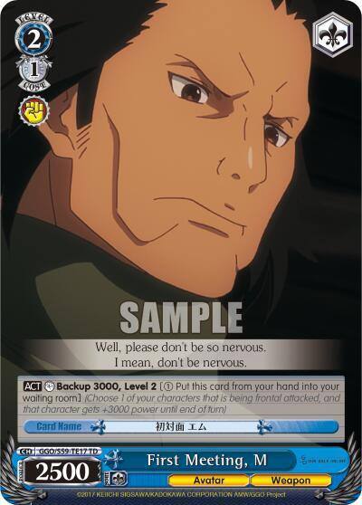 First Meeting M GGO/S59-TE17 TD SAO Alternative–Gun Gale Online Card