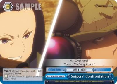 Snipers Confrontation GGO/S59-TE21 TD SAO Alternative–Gun Gale Online Card