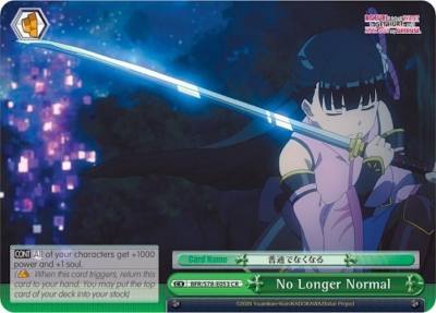 No Longer Normal BFR/S78-E053 CR BOFURI: I Don't Want to Get Hurt, so I'll Max Out My Defense Card