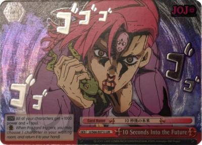 10 Seconds Into the Future JJR Silver Stamp JJ/S66-E071J JJR JoJo's Bizarre Adventure: Golden Wind Card