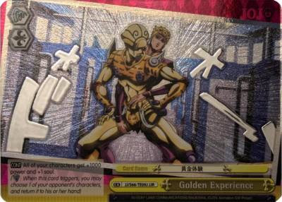 Golden Experience JJR Silver Stamp JJ/S66-TE09J JJR JoJo's Bizarre Adventure: Golden Wind Card