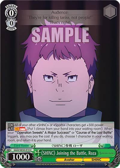 SHINC Joining the Battle Roza GGO/SE50-E10 C SAO Alternative–Gun Gale Online–2 Premium Booster Card