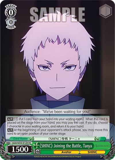 SHINC Joining the Battle Tanya HC GGO/SE50-E12H HC SAO Alternative–Gun Gale Online–2 Premium Booster Card