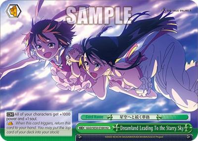 Dreamland Leading To the Starry Sky HRR GGO/SE50-E16H HRR SAO Alternative–Gun Gale Online–2 Premium Booster Card