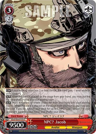 NPC Jacob GGO/SE50-E35 C SAO Alternative–Gun Gale Online–2 Premium Booster Card