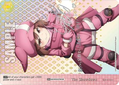 The Showdown SIR GGO/SE50-E37SIR SIR SAO Alternative–Gun Gale Online–2 Premium Booster Card