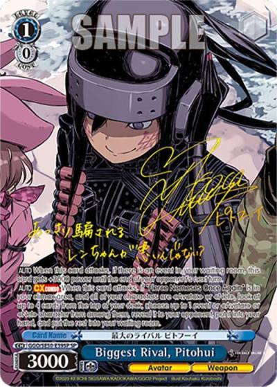 Biggest Rival Pitohui SP GGO/SE50-E39SP SP SAO Alternative–Gun Gale Online–2 Premium Booster Card