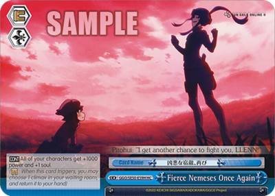 Fierce Nemeses Once Again HC GGO/SE50-E59H HC SAO Alternative–Gun Gale Online–2 Premium Booster Card