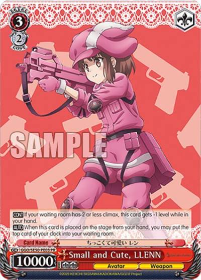 Small and Cute LLENN GGO/SE50-PE03 RR SAO Alternative–Gun Gale Online–2 Premium Booster Card
