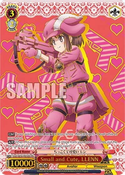 Small and Cute LLENN PRplus GGO/SE50-PE03EX PR+ SAO Alternative–Gun Gale Online–2 Premium Booster Card