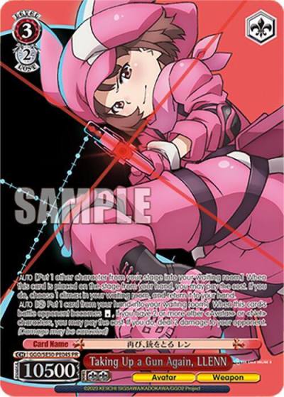 Taking Up a Gun Again LLENN GGO/SE50-PE04S RR SAO Alternative–Gun Gale Online–2 Premium Booster Card